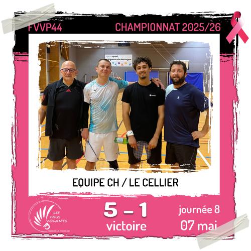 Rencontre J8 de la CH : Vigneux contre Le Cellier (victoire)